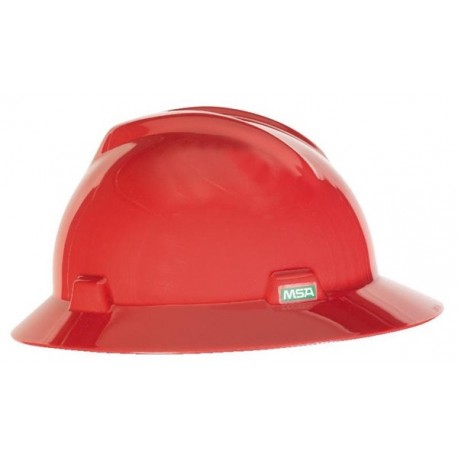 Casque De Sécurité MSA V-GARD à Bords Pleins - Suspension Auto-ajustable, Couleur Bleu Marine/gris